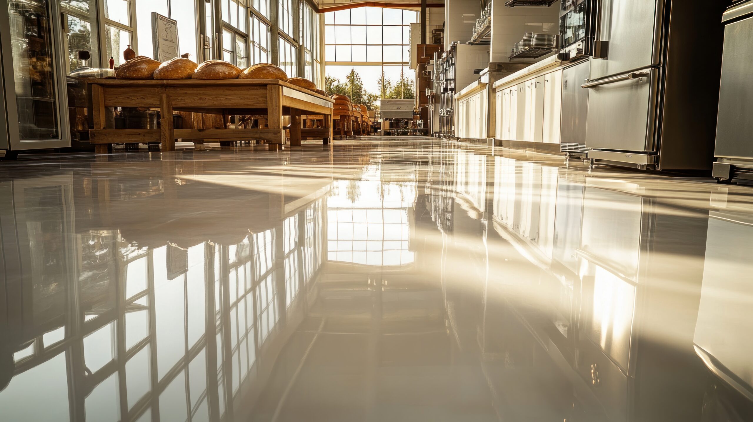 Commercial epoxy flooring